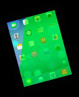 iPad 2 Discolored Image